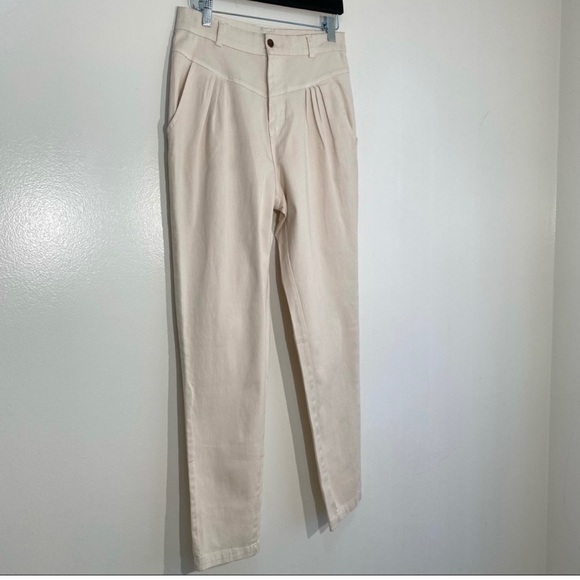 Sugar High Love Stoned cream Study Hall Skinny Pant size 6 - Picture 3 of 4